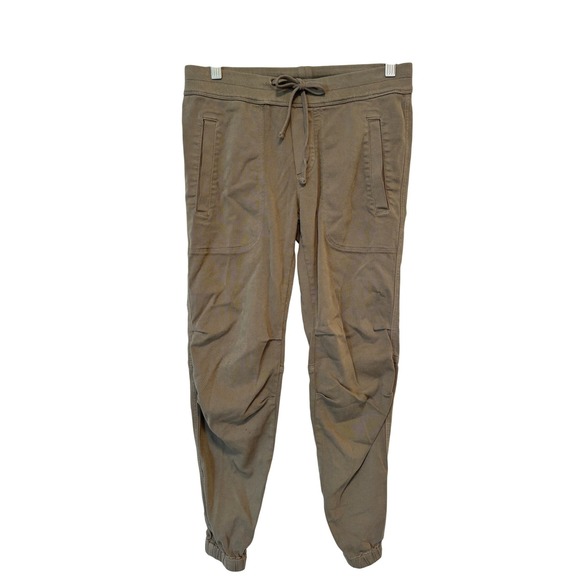 James Perse Pants - Standard James Perse Soft Drape Utility Jogger Pants Taupe Brown Casual 0